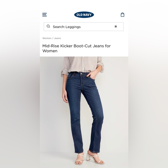 Old Navy Midrise Bootcut jeans - Picture 1 of 6